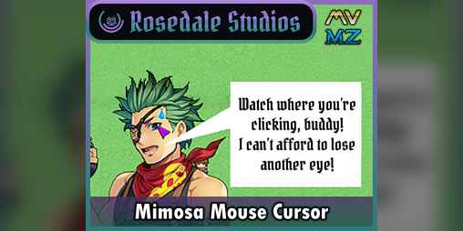 Cover image for Mimosa Mouse Cursor[MV-MZ]