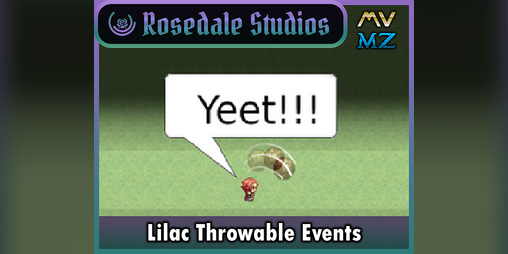 Cover image for Lilac Throwable Events[MV-MZ]