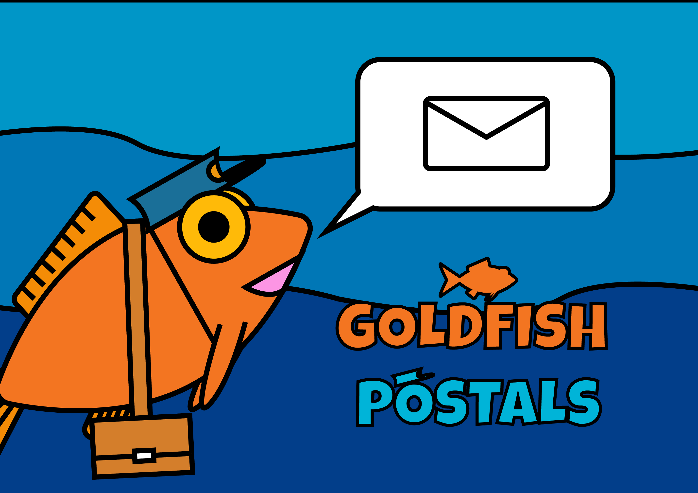 Cover image for Goldfish Postals