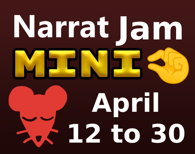 Narrat Jam Mini 🤏 April 12th - 30th 2024