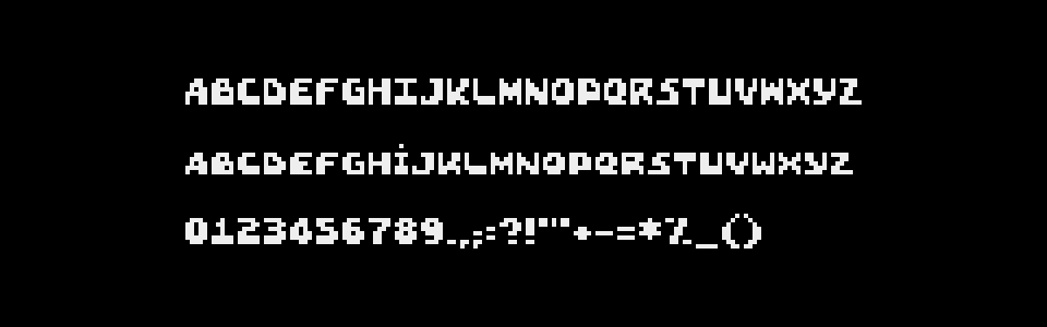 Pixel Font - ARK