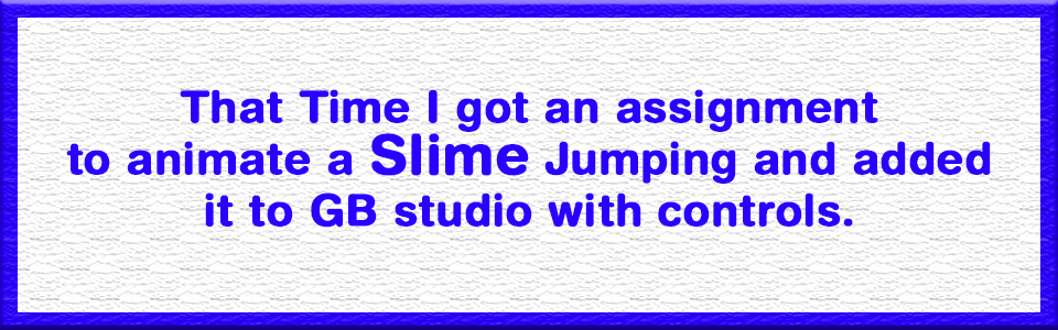 Slime Jump GB Studio Test