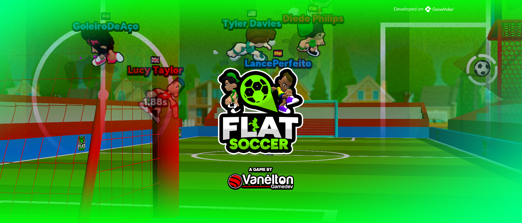 FlatSoccer: Online Multiplayer Soccer