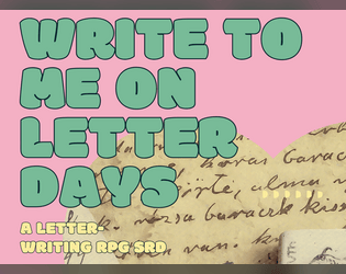 Write to Me on Letter Days  