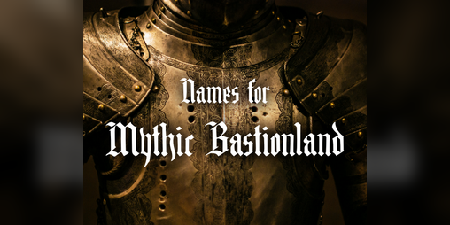 Cover image for Names for Mythic Bastionland