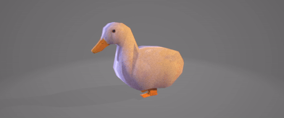 PSX style Duck Model