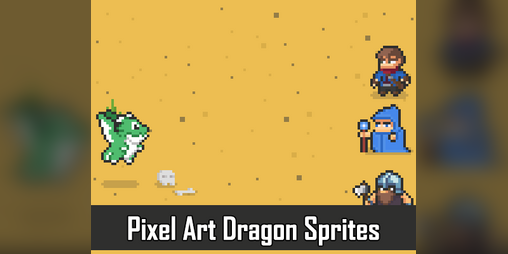 D Pixel Art Dragon Sprites By Elthen S Pixel Art Shop