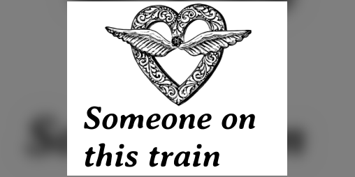 Cover image for Someone on this train