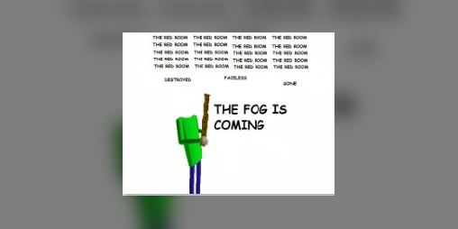 Cover image for baldi is in the RED ROOM