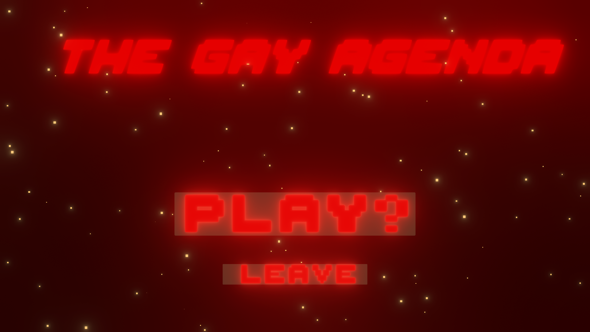 The Gay AGENDA