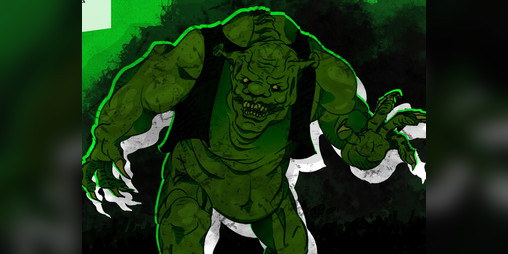 Cover image for Болотный огр (перевод)