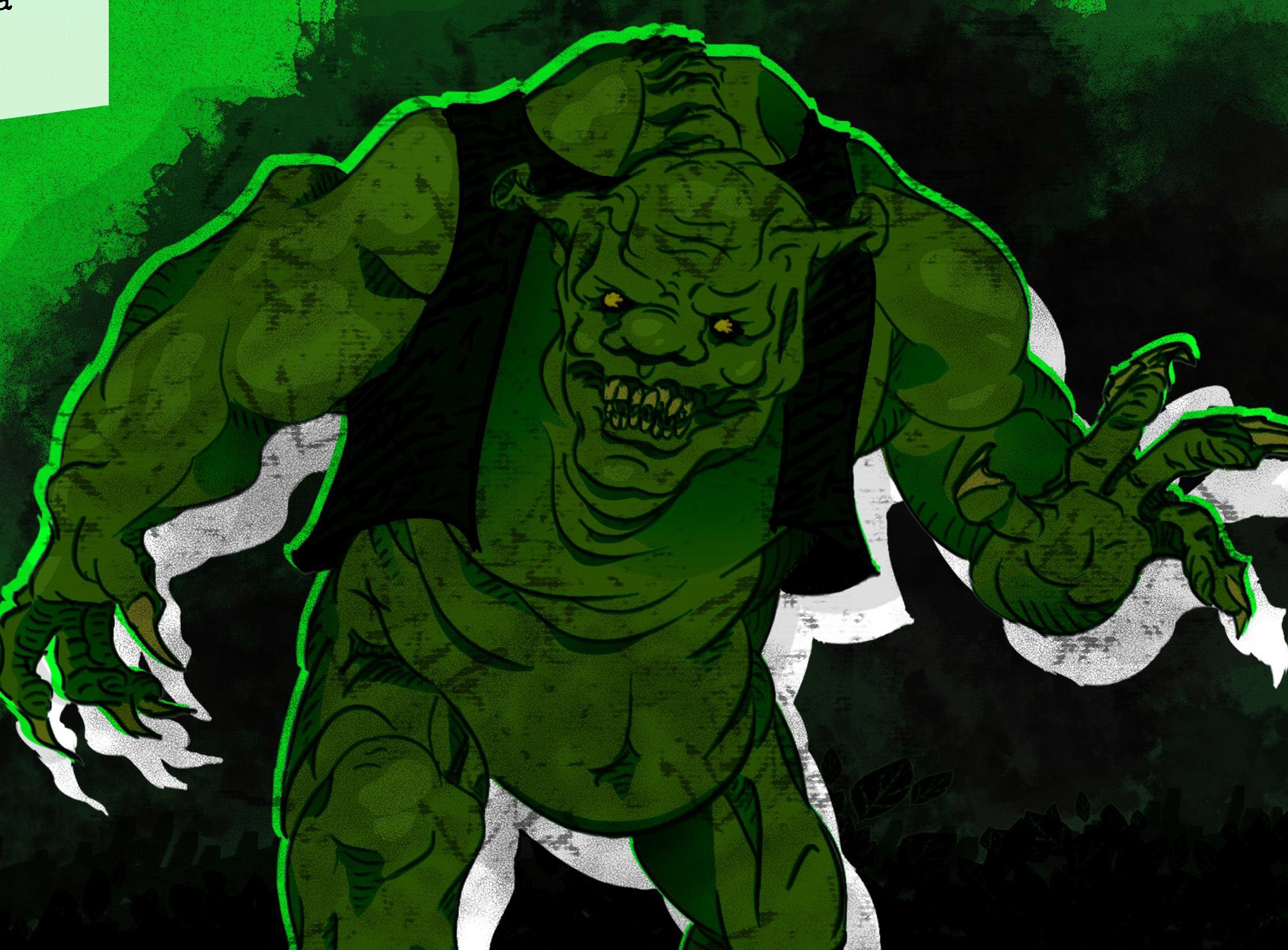 Cover image for Болотный огр (перевод)