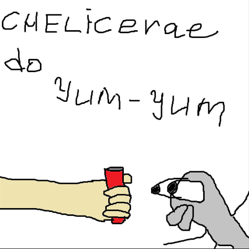 Chelicerae Do Yum-Yum