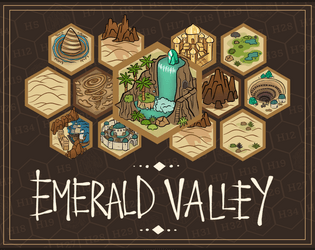 Emerald Valley  - A Treasure Hunt Mini RPG   - Emerald Valley - A Treasure Hunt RPG 
