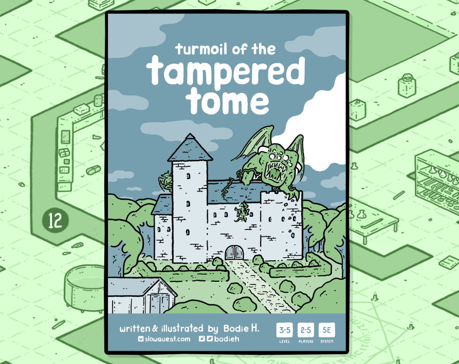 Cover image for Turmoil of the Tampered Tome