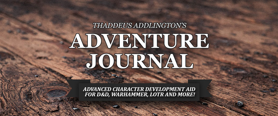 Thaddeus Addlington's Adventure Journal Vol. 01