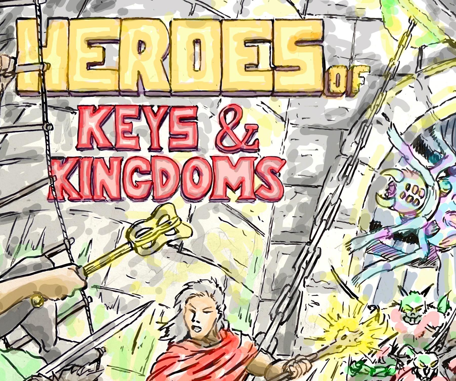 Cover image for Ludum Dare 55 - Heroes of Keys & Kingdoms
