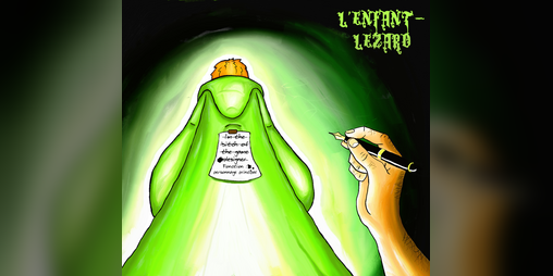 Cover image for L'Enfant-Lézard : l'étrange quête d'un personnage secondaire
