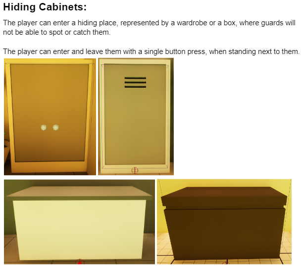 Hiding Cabinets