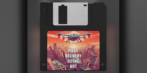 Cover image for Pizza Delivery Flying Bot