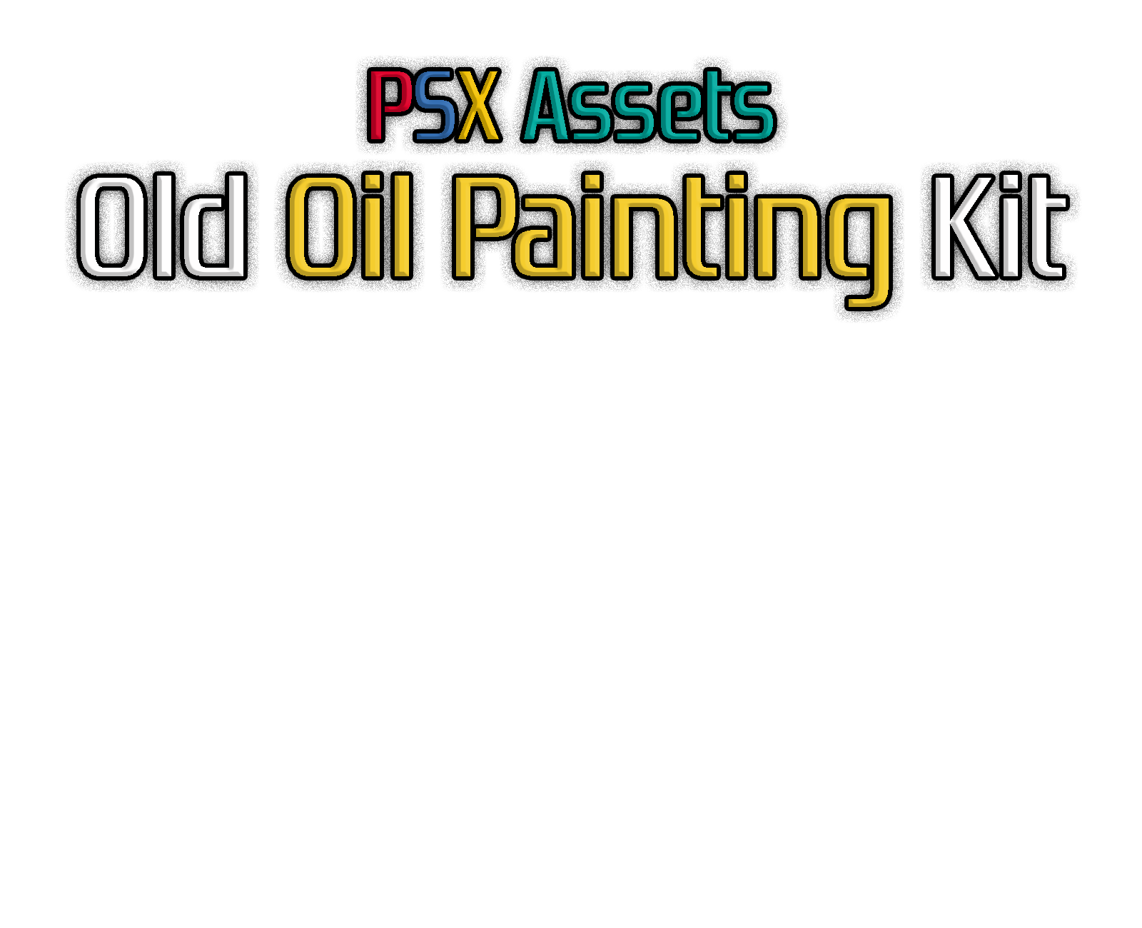 PSX Assets - Old Oil Painting Kit