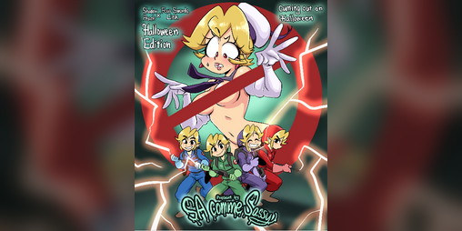 Cover image for The Four Swords x Shadow Queen Peach- Halloween Special