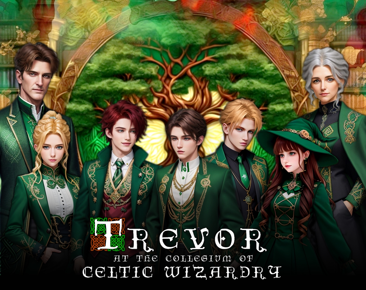Trevor at the Collegium of Celtic Wizardry (Historical Gay Romance Visual Novel)