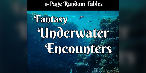 Cover image for Fantasy Underwater Encounters