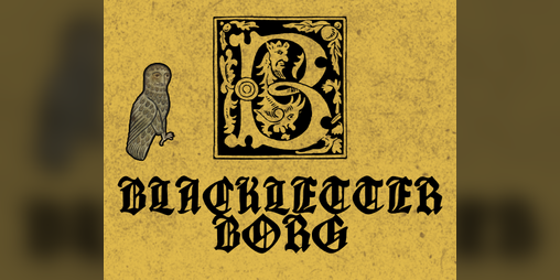 Cover image for BLACKLETTER BORG (Mörk Borg)