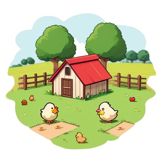 45 cute chicken asset, icon free usage