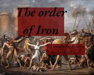 The order of Iron  