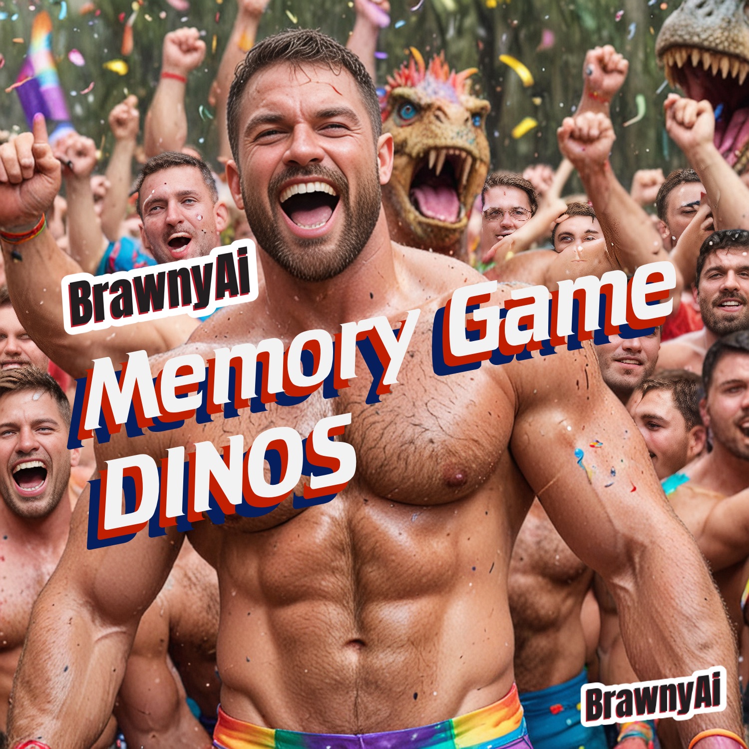 BrawnyAi Memory Game - Dinos