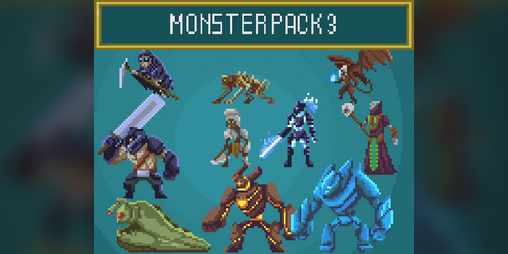 for hire] open pixel art commission, can do sprite sheet for game