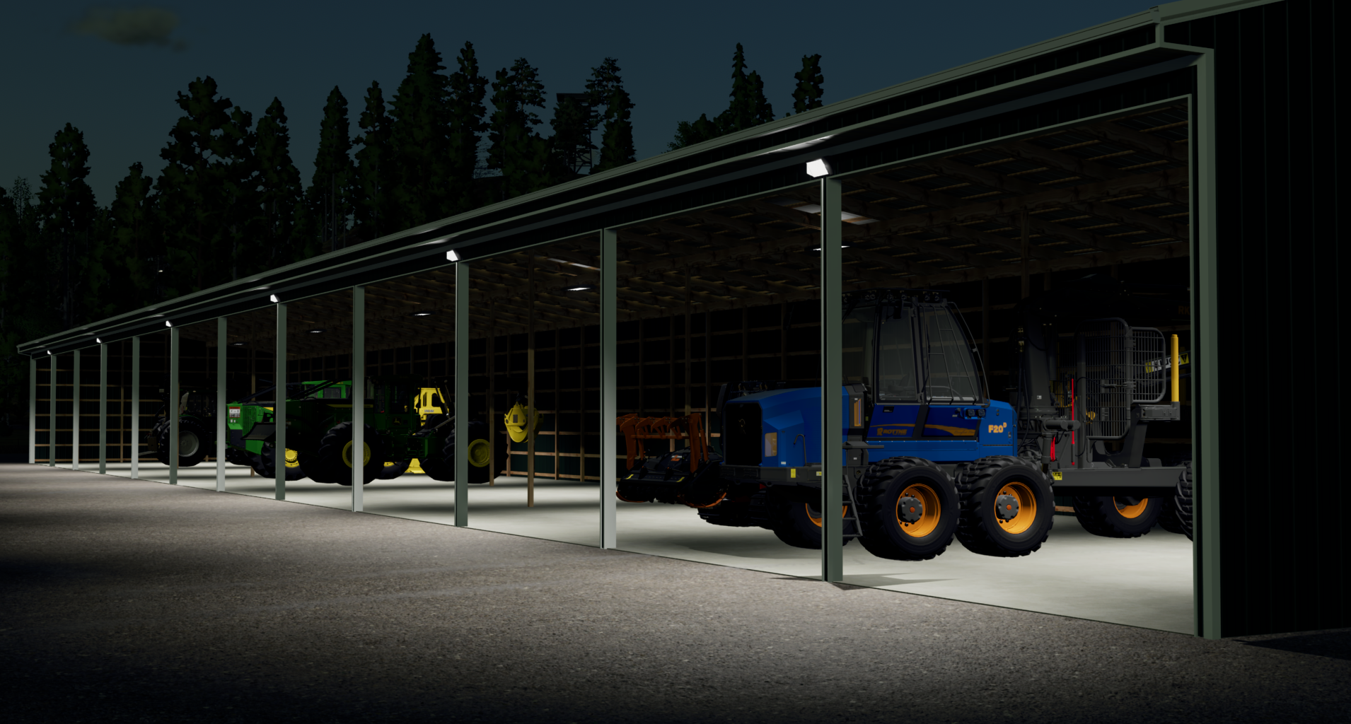 Cover image for FS22 LAC Implement Sheds Pack
