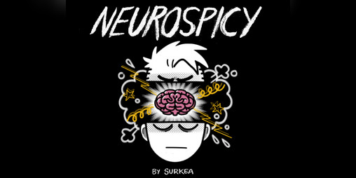 Cover image for ''NEUROSPICY'' -comic