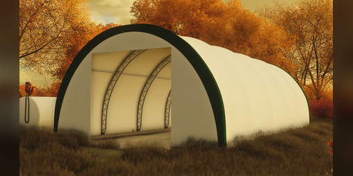 Cover image for FS22 25x50 Hoop Barn