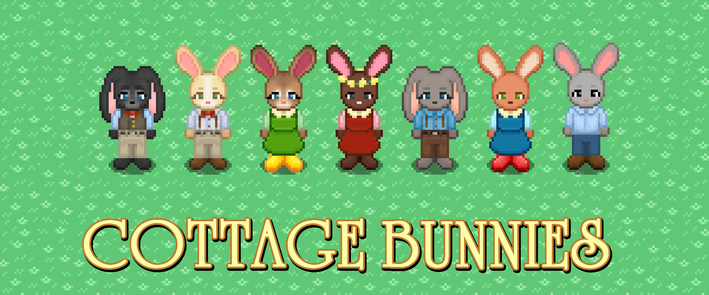 Cottage Bunnies || Pixel Asset Pack