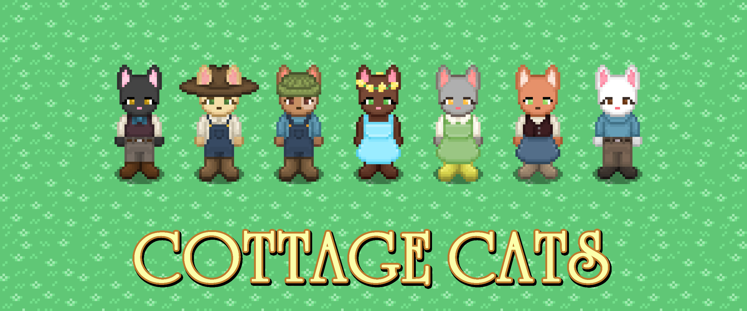 Cottage Cats || Pixel Asset Pack