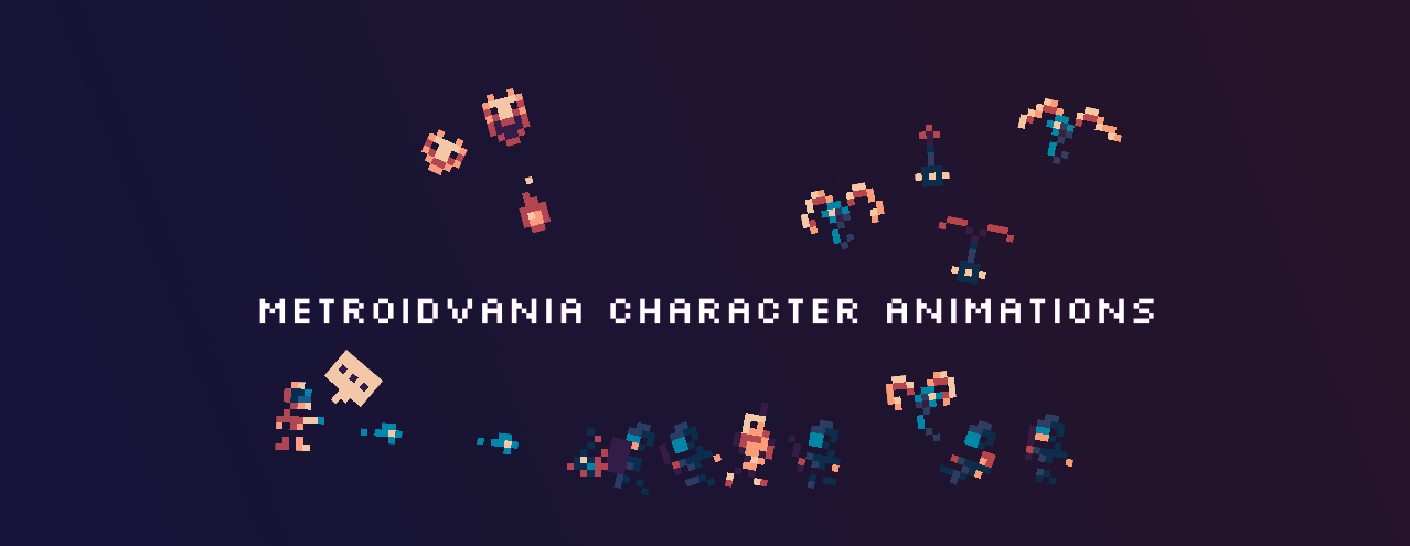 Metroidvania Characters & Animations