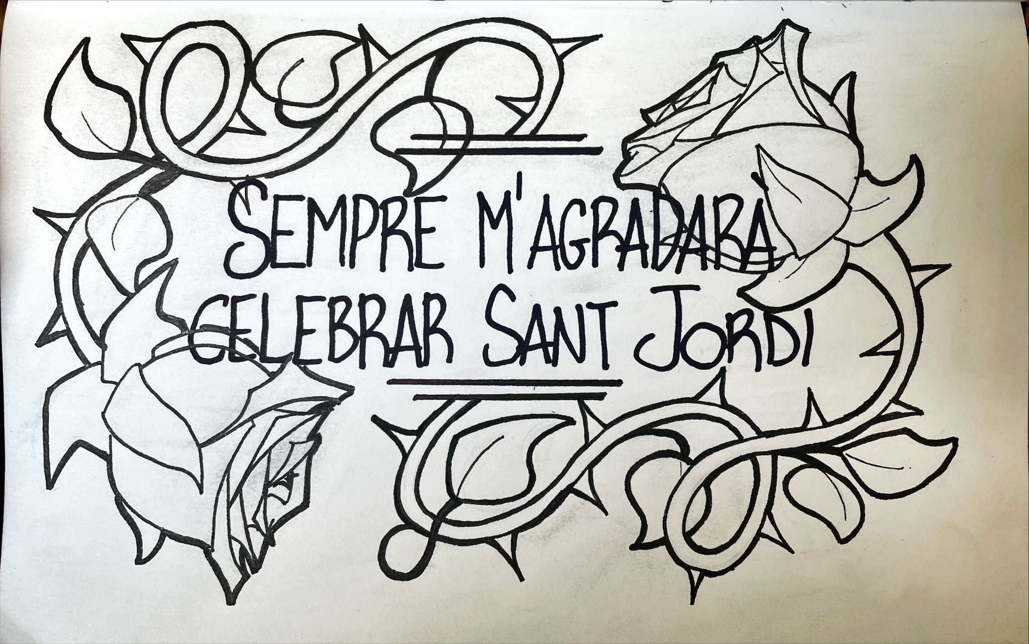 Cover image for Sempre m'agradarà celebrar Sant Jordi