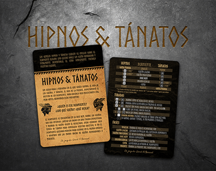 Hipnos & Tánatos   - Un juego narrativo para controlar los sueños de los mortales. 