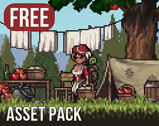 Jerryjrowe Added Free Pixel Art Sidescroller Asset Pack 32x32 Overworld 