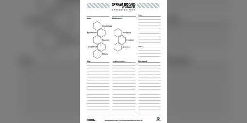 Cover image for Sprawl Goons: Upgraded Character Sheets