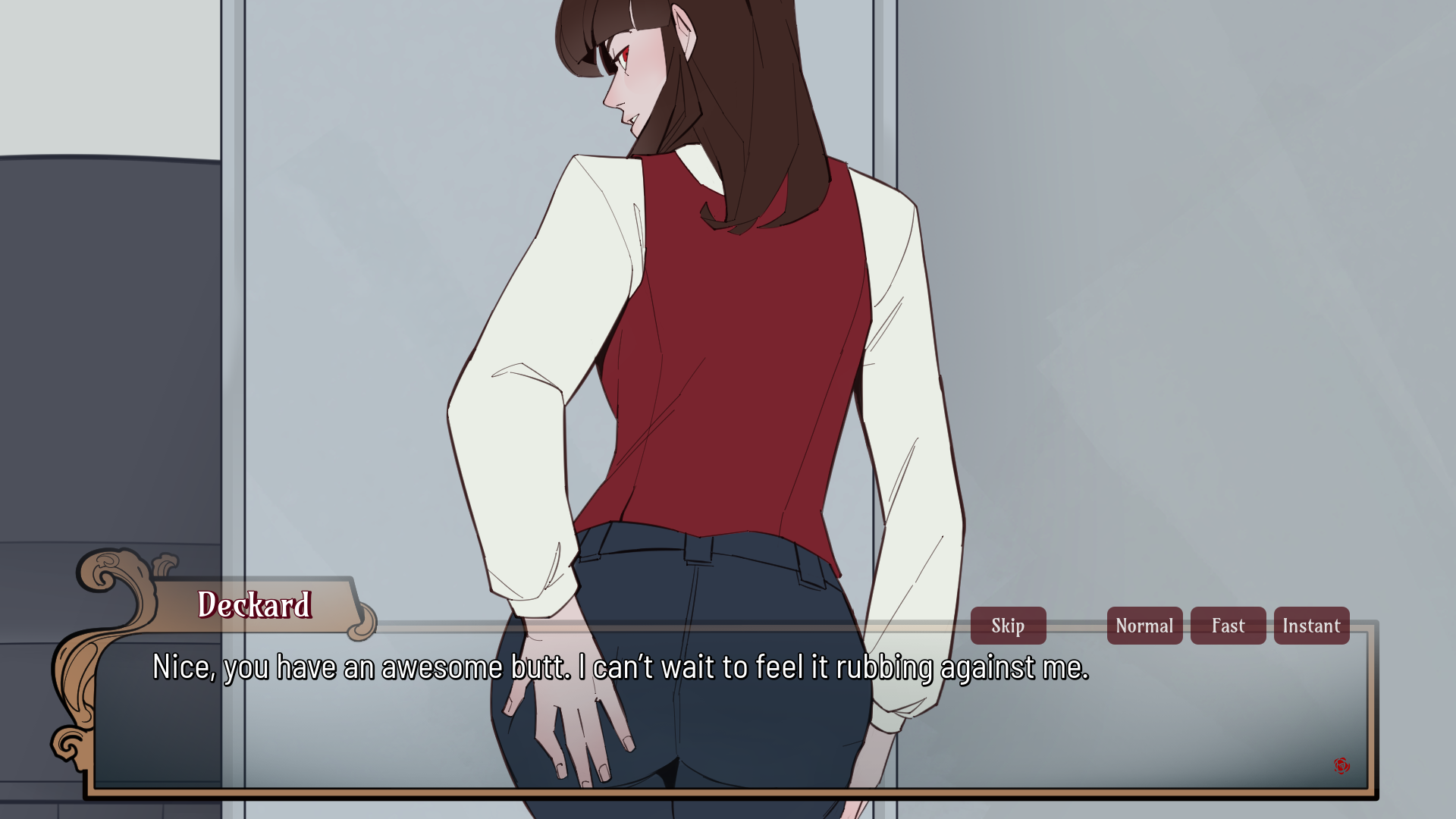 Added lap dance flat color assets to Deckard route...