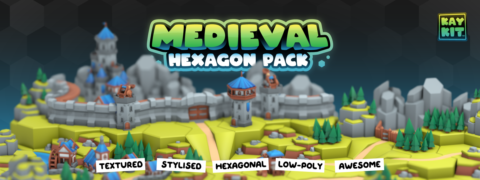 KayKit - Medieval Hexagon Pack