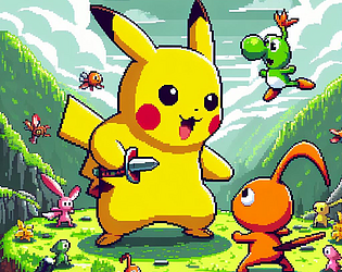 Pikachu VS Pikmin