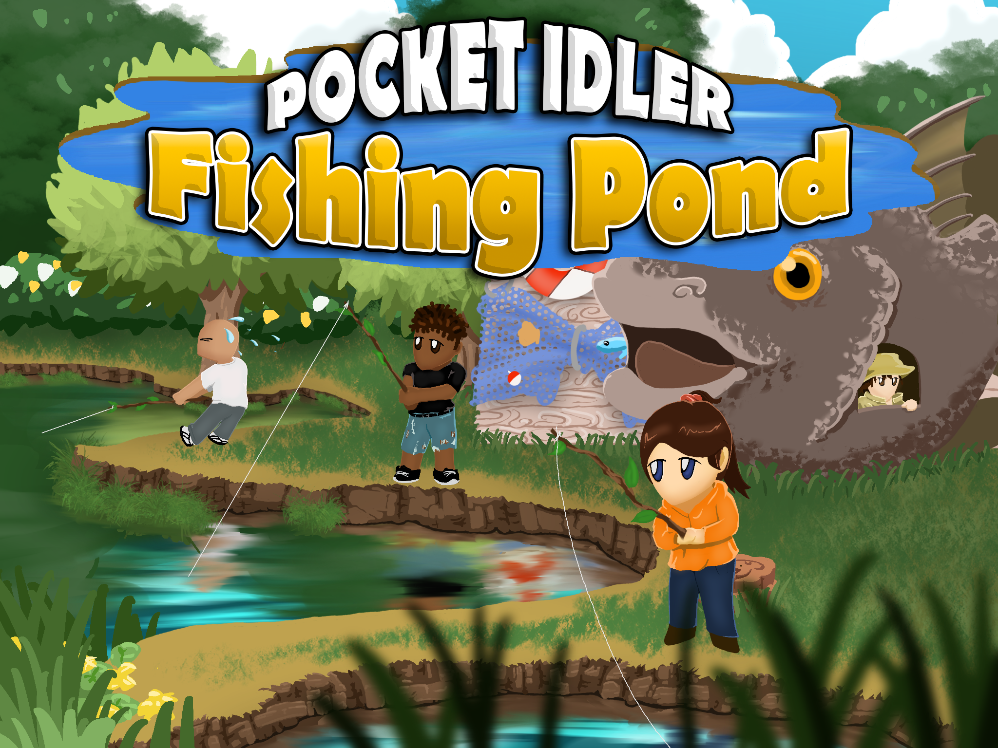 Cover image for Pocket Idler: Fishing Pond