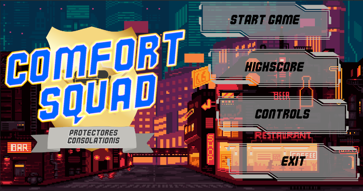 Comfort Squad Main Menu