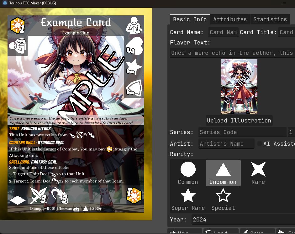 Touhou tcg maker by immac