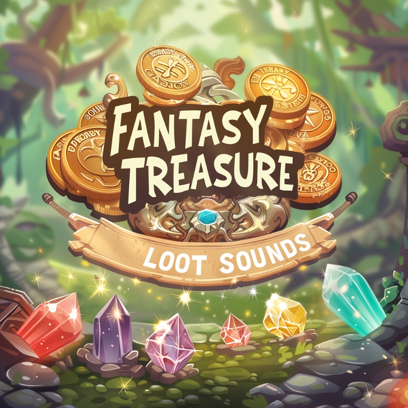 Fantasy Coin and Gems Treasure Loot Sounds